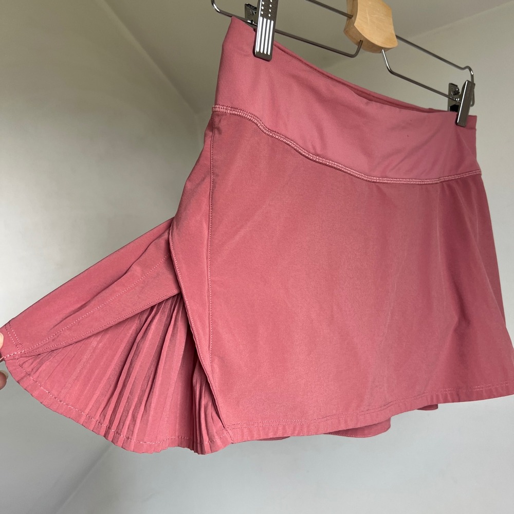 Lululemon Play Off The Pleats Skirt 13 Misty Merlot Pink Pleated Athletic Mini - Picture 4 of 10